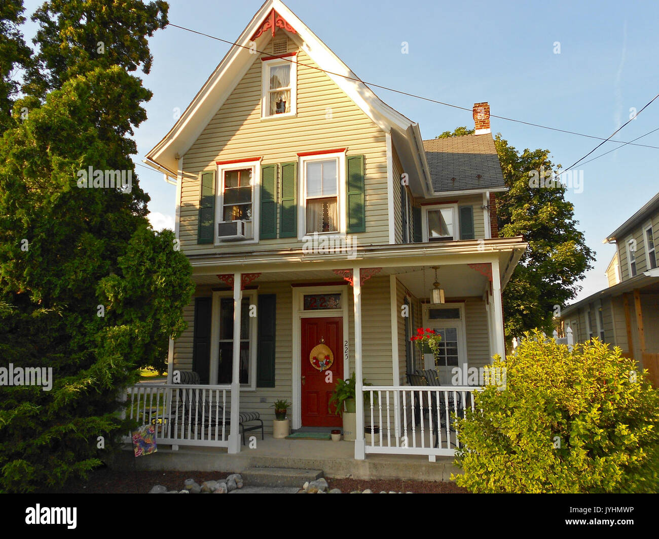 225 Main St Wellsville YorkCo PA Foto Stock