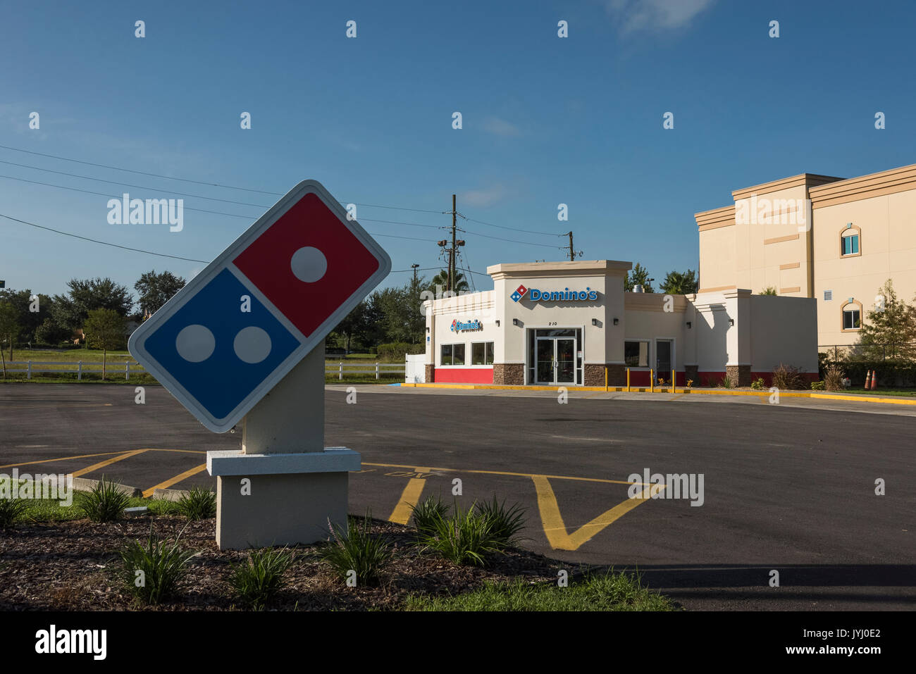 Domino's Pizza Ristorante a Lady Lake, Florida USA Foto Stock