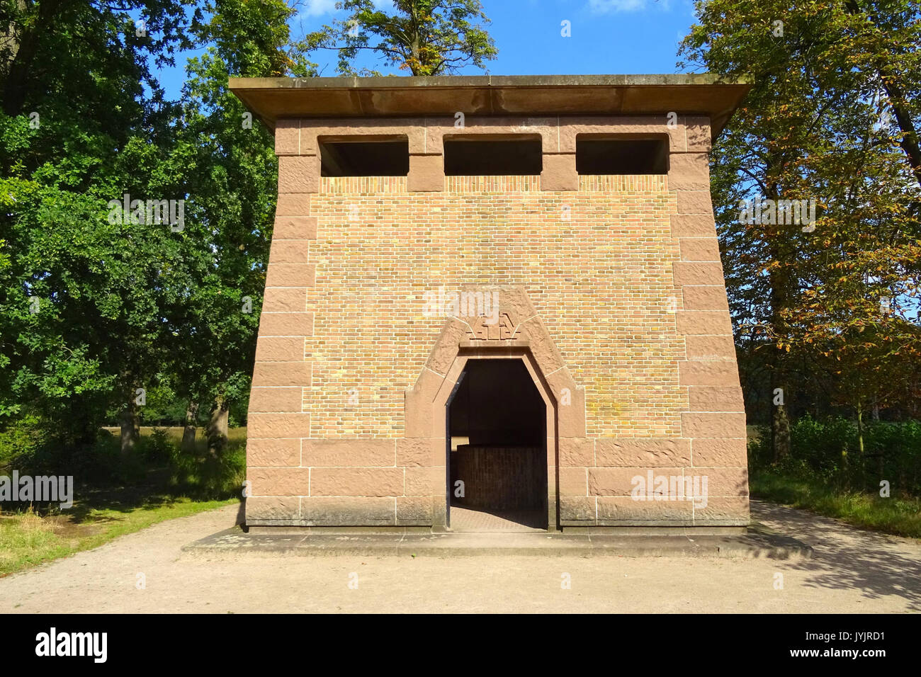 20160830 Pompgebouw Jachtslot Sint Hubertus Foto Stock