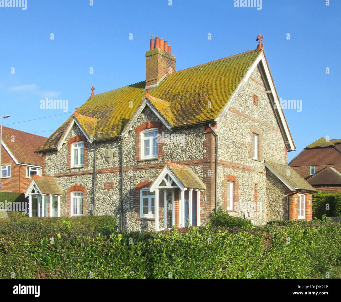50 e 52 Greenways, Ovingdean (dicembre 2016) (4) Foto Stock