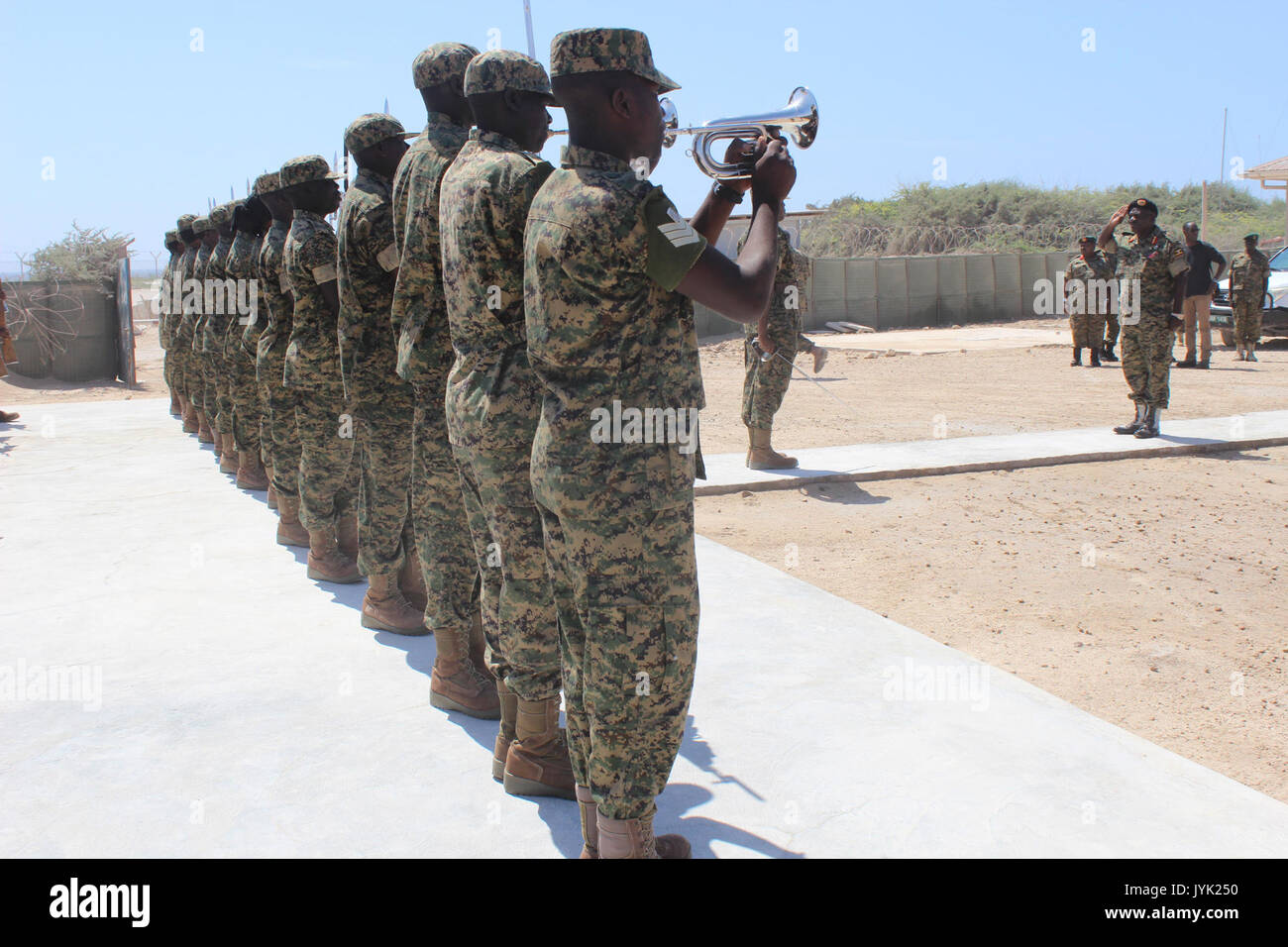 2017 02 Uganda CDF visita in Somalia 2 (31904747892) Foto Stock