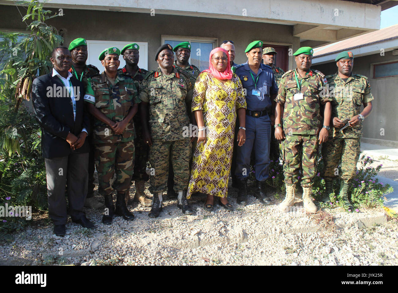 2017 02 Uganda CDF visita in Somalia 8 (31677946010) Foto Stock