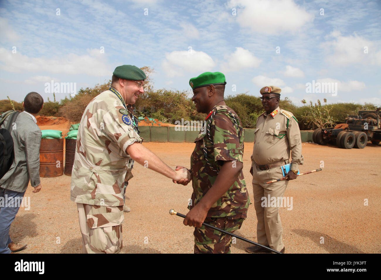 2017 25 UE Visita Kismaayo 1 (32517849435) Foto Stock
