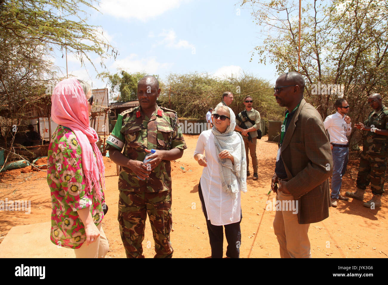 2017 25 UE Visita Kismaayo 6 (31674282804) Foto Stock