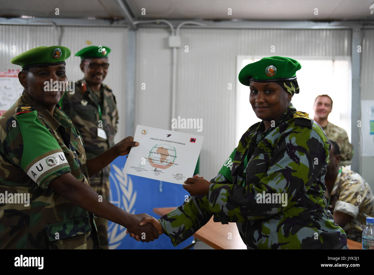 2017 27 AMISOM operazioni militari Pianificazione corso 6 (31707627294) Foto Stock