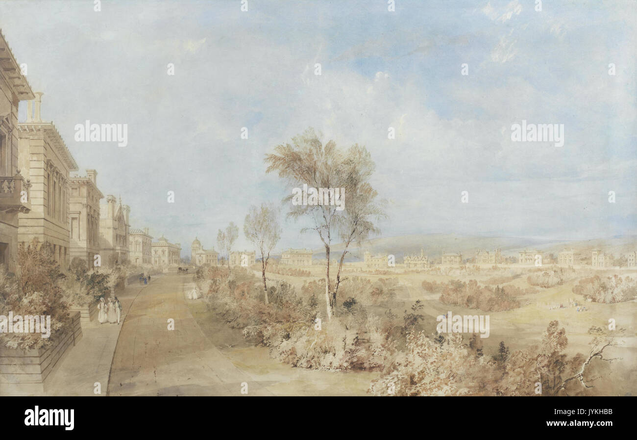 2017 02 Thomas Allom Queen's Park, Brighton Foto Stock