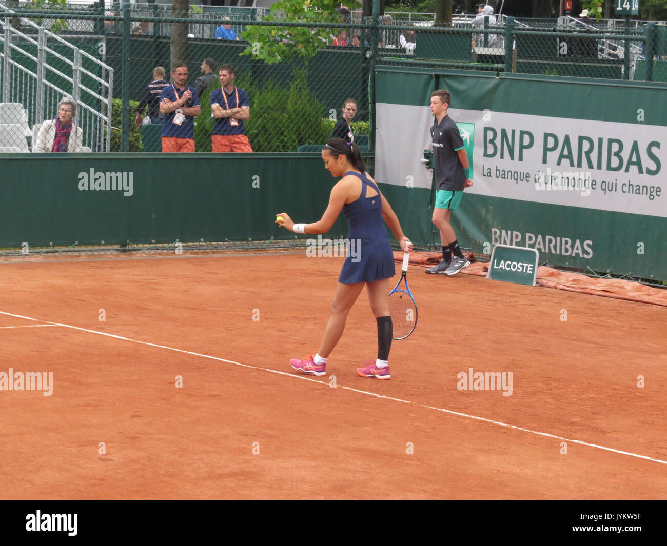 2017 Roland Garros torneo di qualificazione 07 Foto Stock