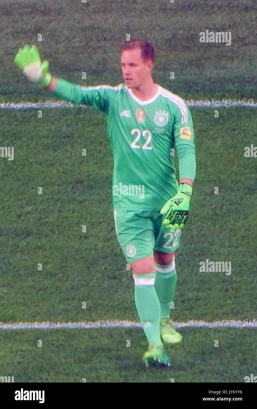 2017 Confederations Cup finale Ter Stegen (2) Foto Stock