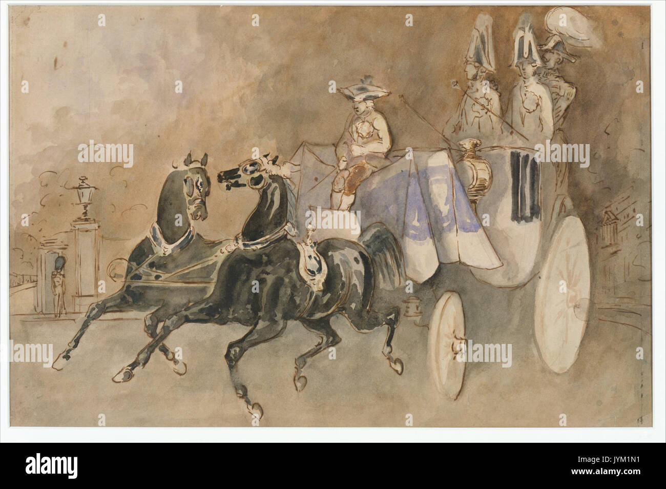 Un carrello a Londra ha incontrato il DT3279 Foto Stock