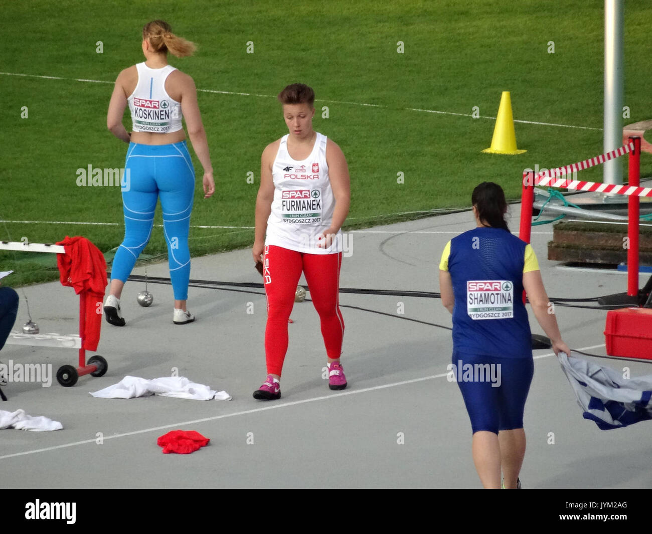 2017 L'Atletica Europea U23 campionati, il lancio del martello Finale donne1 15 07 2017 Foto Stock