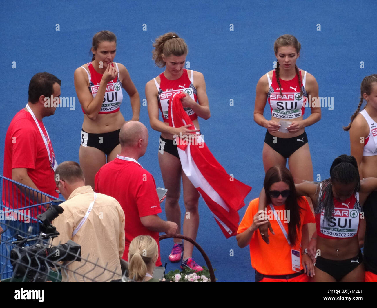 2017 L'Atletica Europea U23 campionati, 4x100m relè finale delle donne16 16 07 2017 Foto Stock 2017 L'Atletica Europea U23 campionati, 4x100m relè finale delle donne16 16 07 2017 Foto Stock