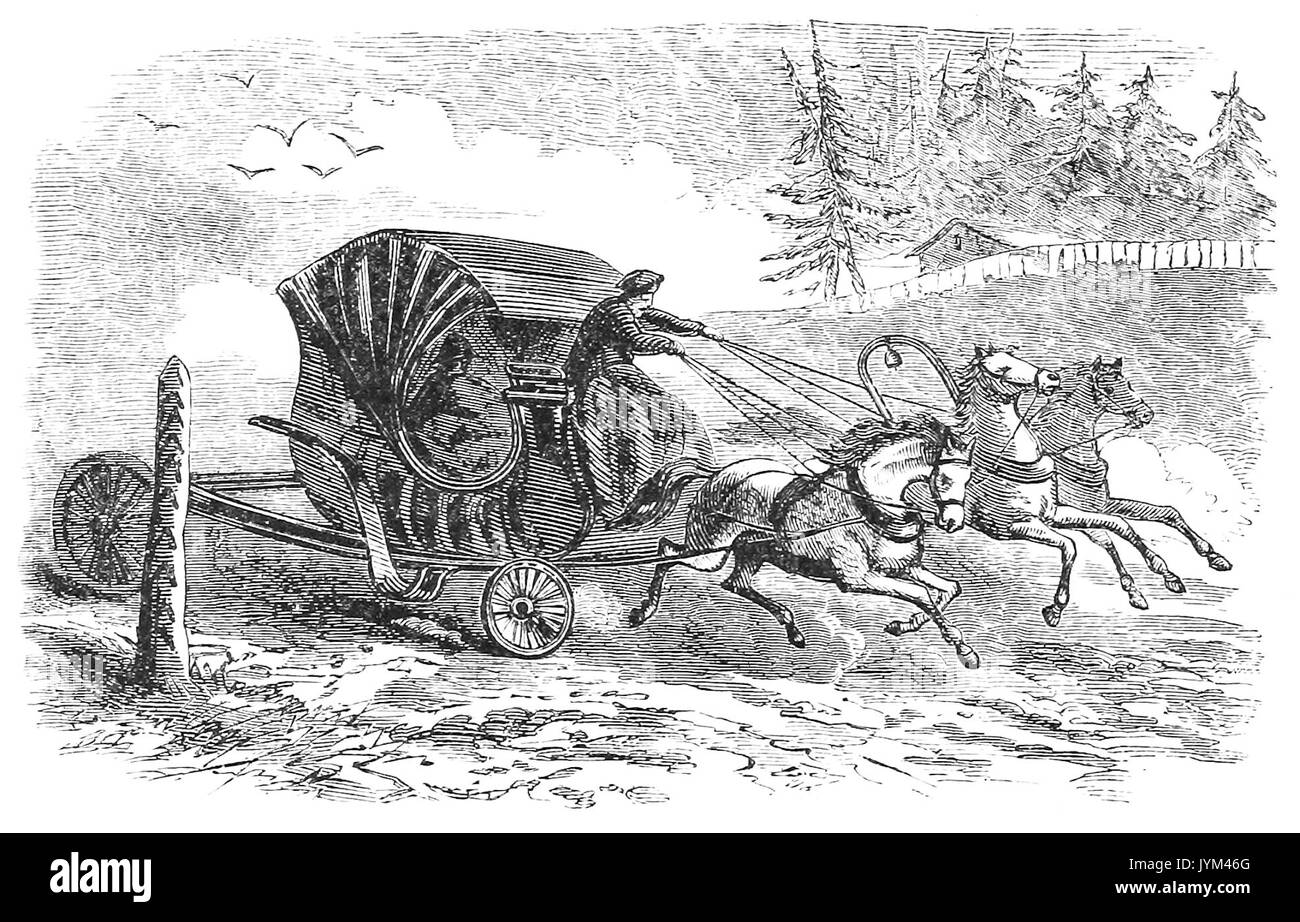 Un TARANTASSE Foto Stock