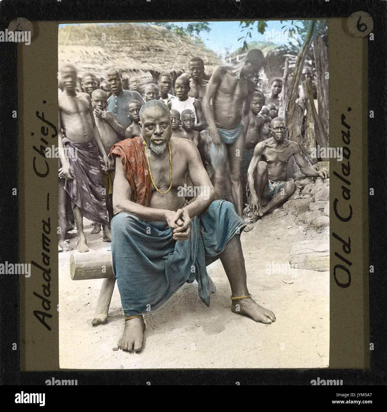 A Calabar Chief , tardo XIX secolo (imp cswc GB 237 CSWC47 LS2 006) Foto Stock