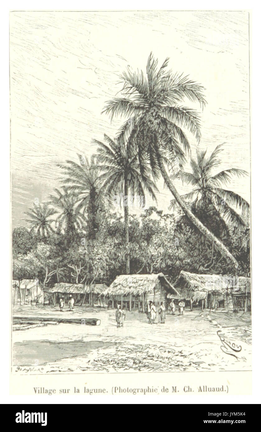 Pg337 Village sur la lagune Foto Stock