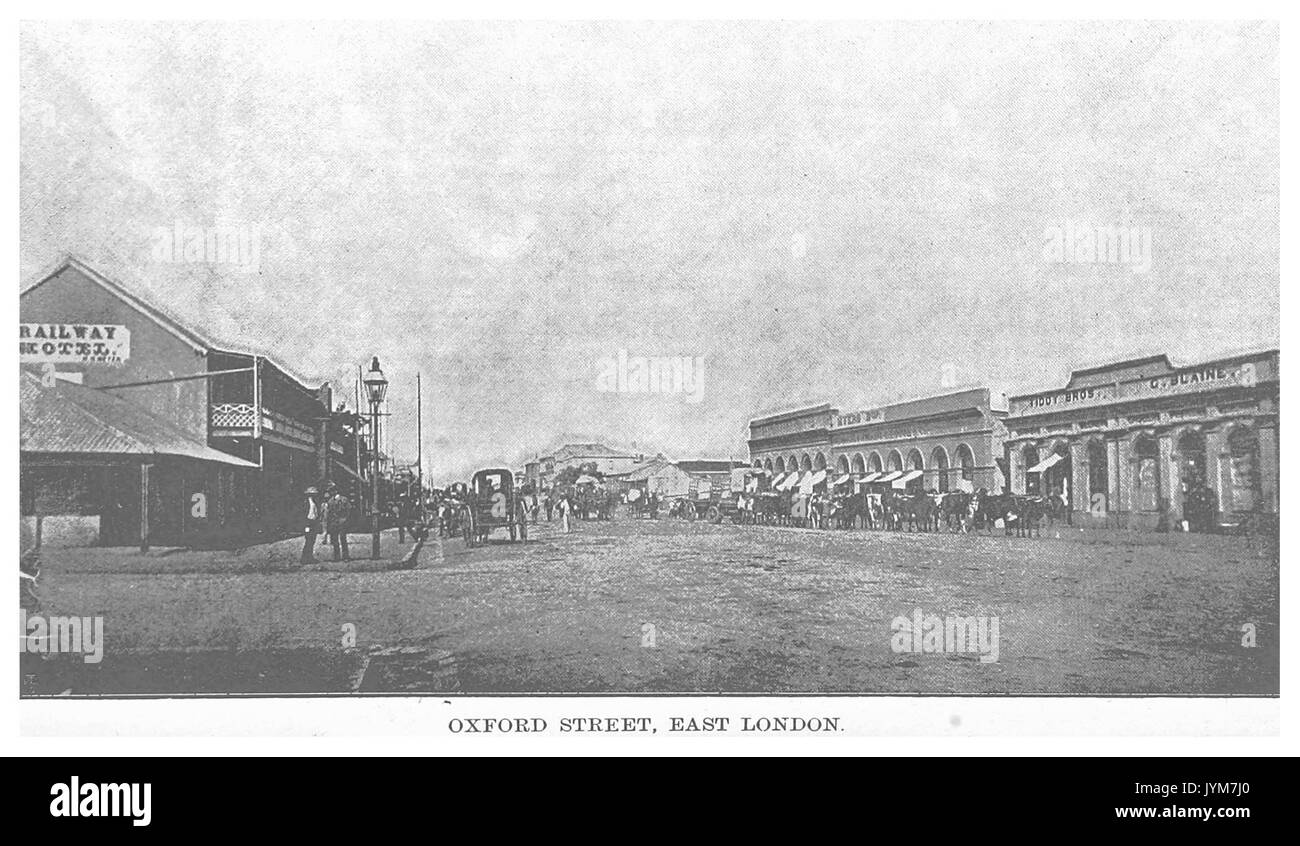 EL1893 pg112 Oxford Street, East London Foto Stock