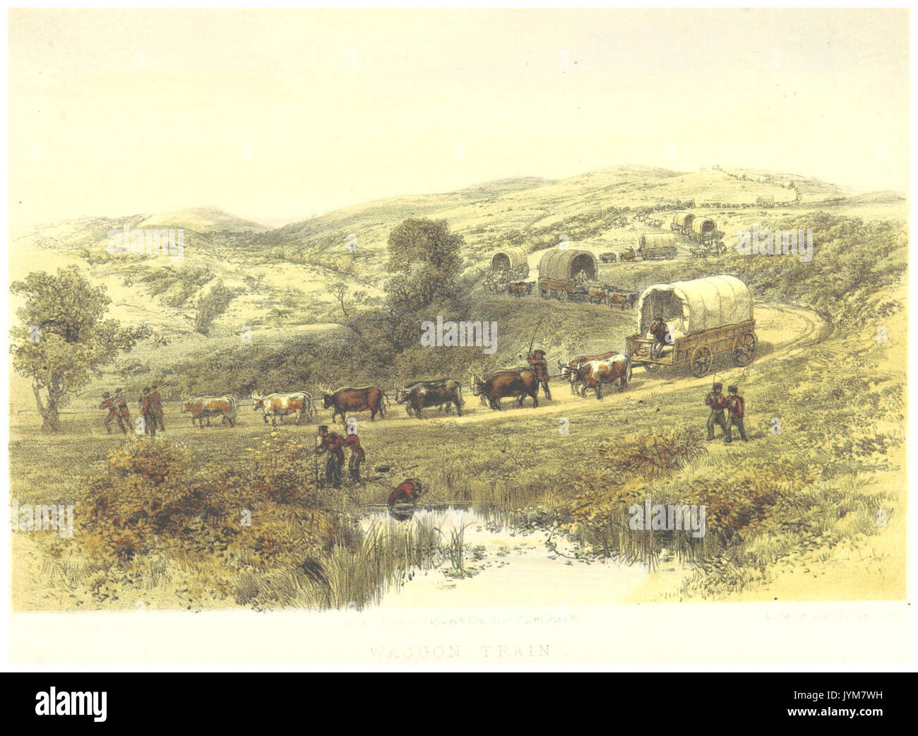 Lucas1861, PG073 vagone treno Foto Stock