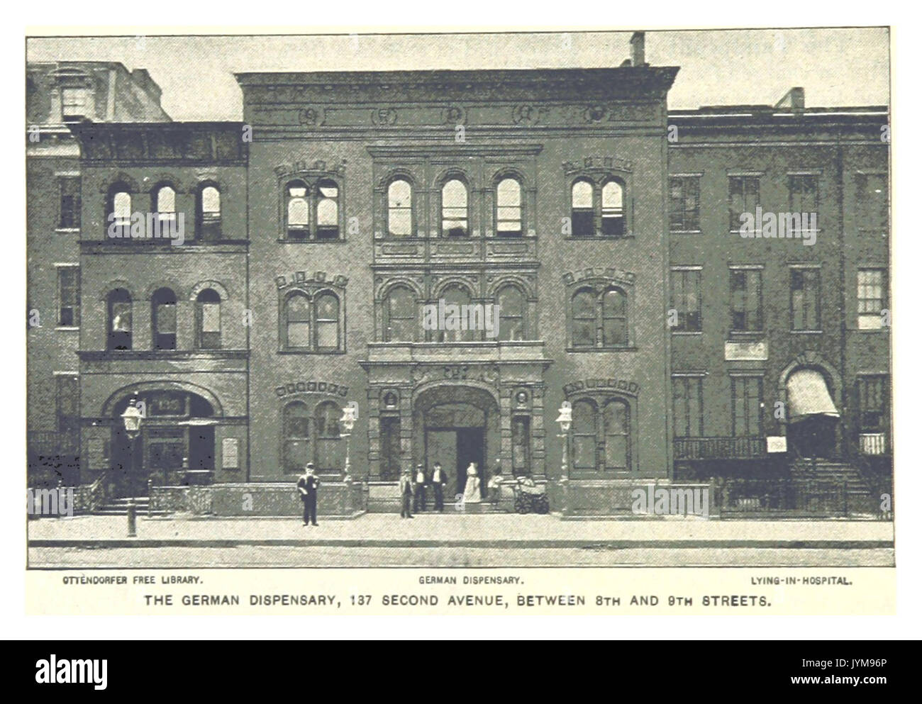 494 IL DISPENSARIO TEDESCO, 137 Second Avenue, tra 8TH e 9TH STRADE Foto Stock