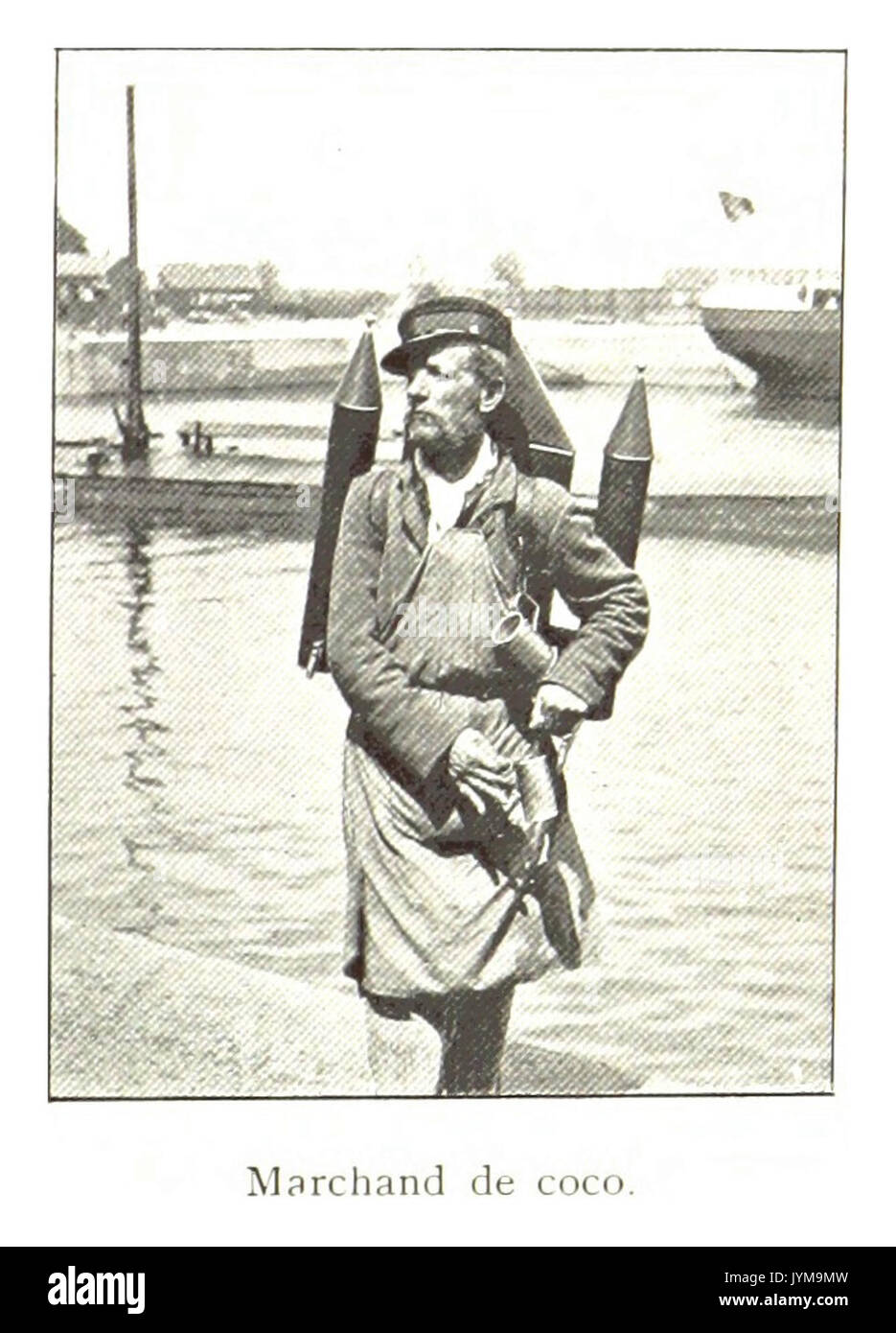 075 Marchand de coco Foto Stock