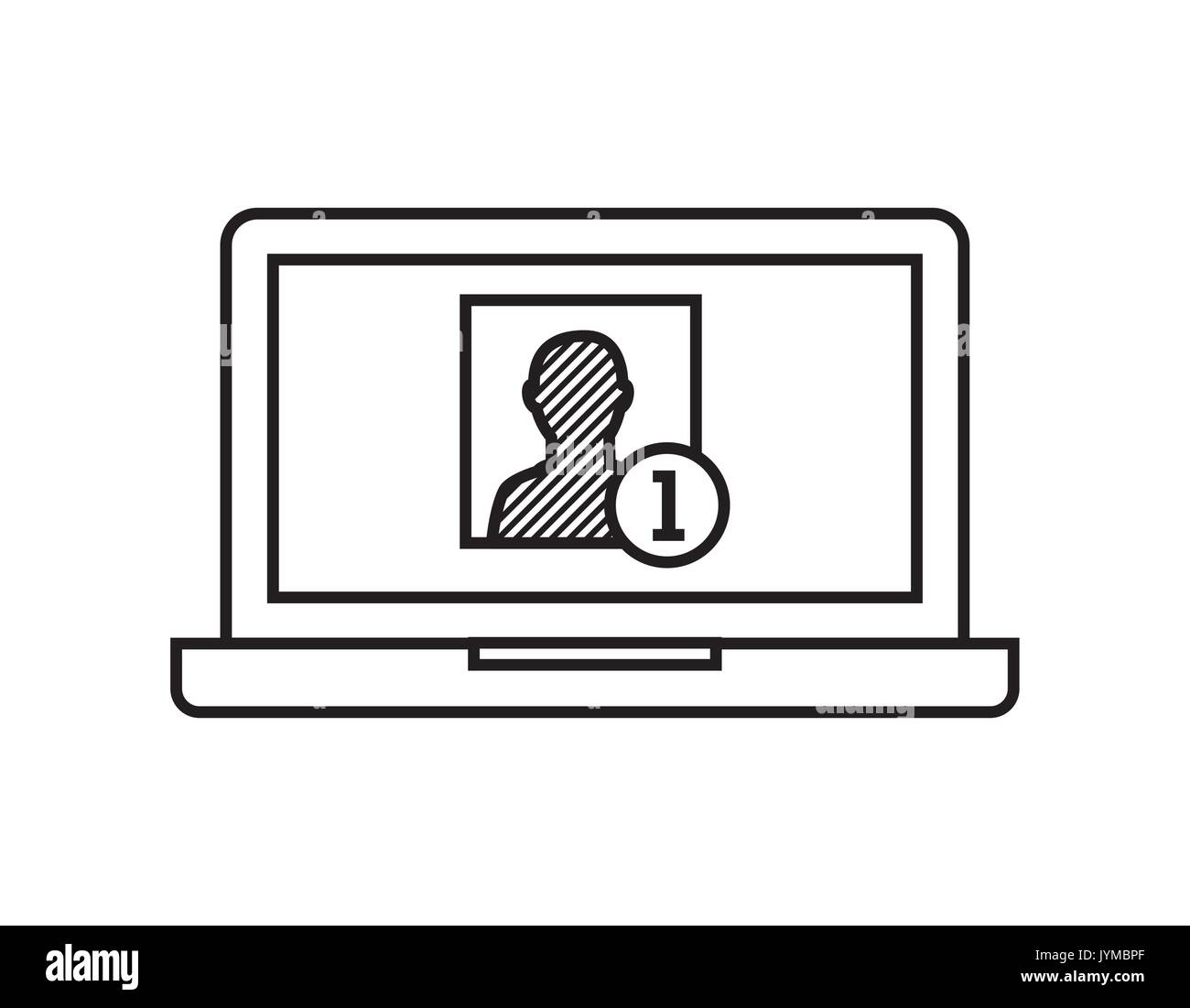 Social media design Illustrazione Vettoriale