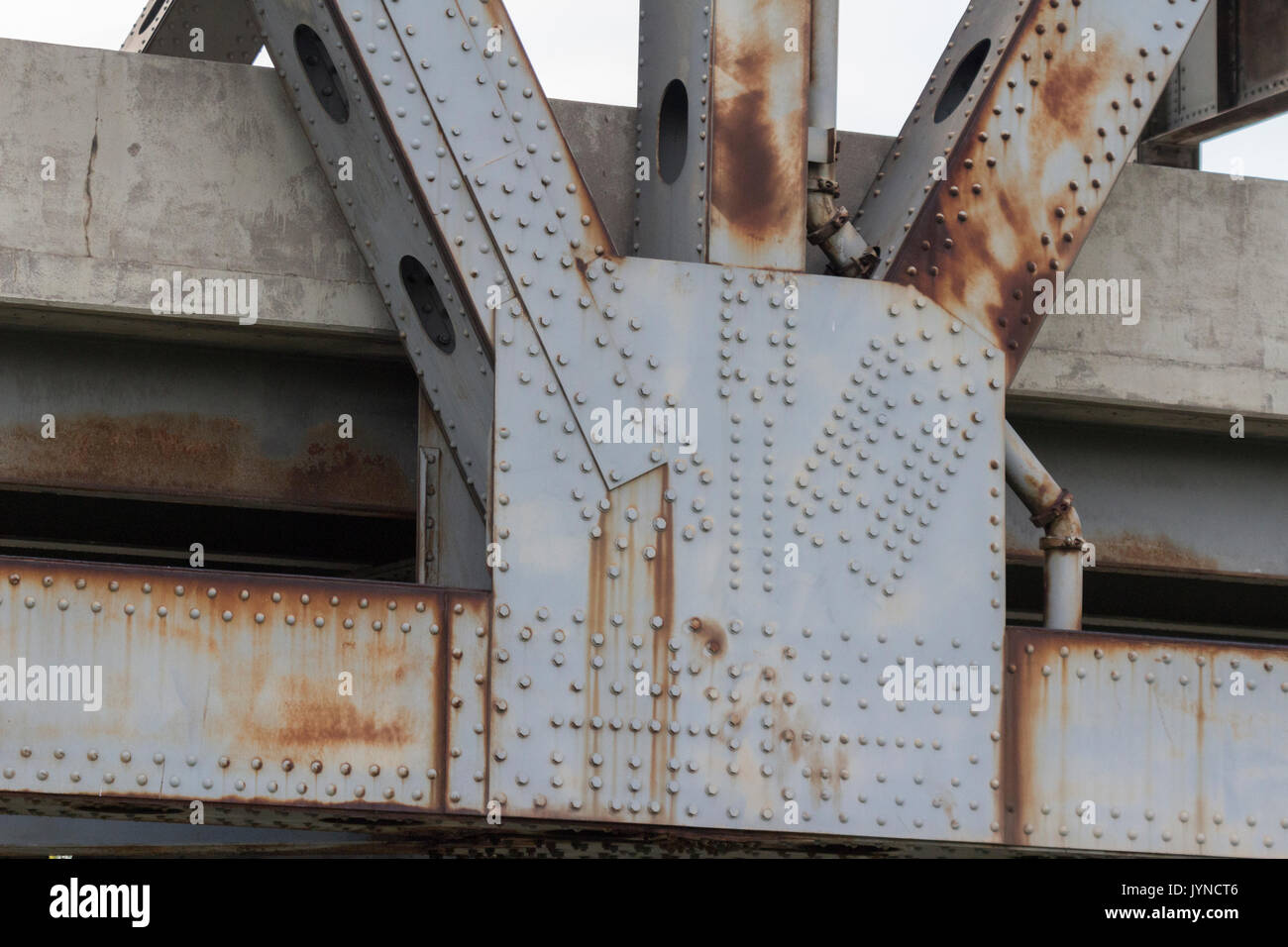 Immagini prese del ponte che attraversa il fiume Ohio da Cincinnati, Ohio a convington kentucky. Foto Stock