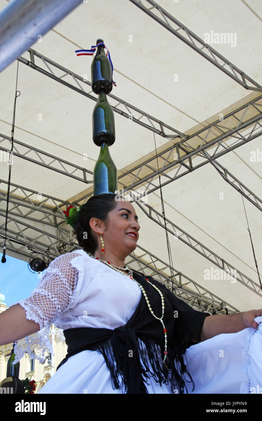 Festival Internazionale del Folklore 2017,Paraguay,Luque,'Alma Guarani',Zagreb, Croazia,l'Europa,128 Foto Stock