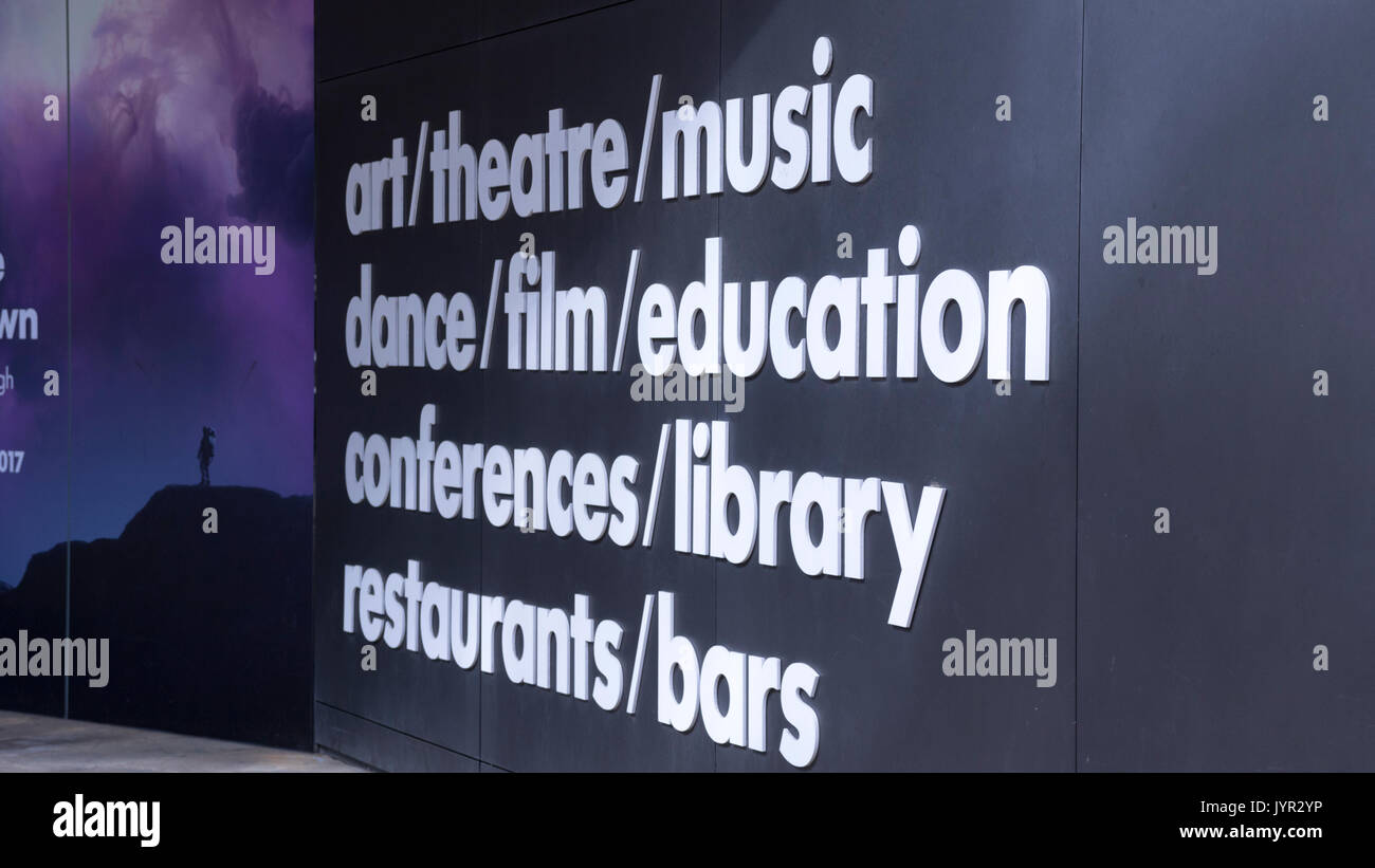 Il Barbican Centre di Londra, Regno Unito. Foto Stock