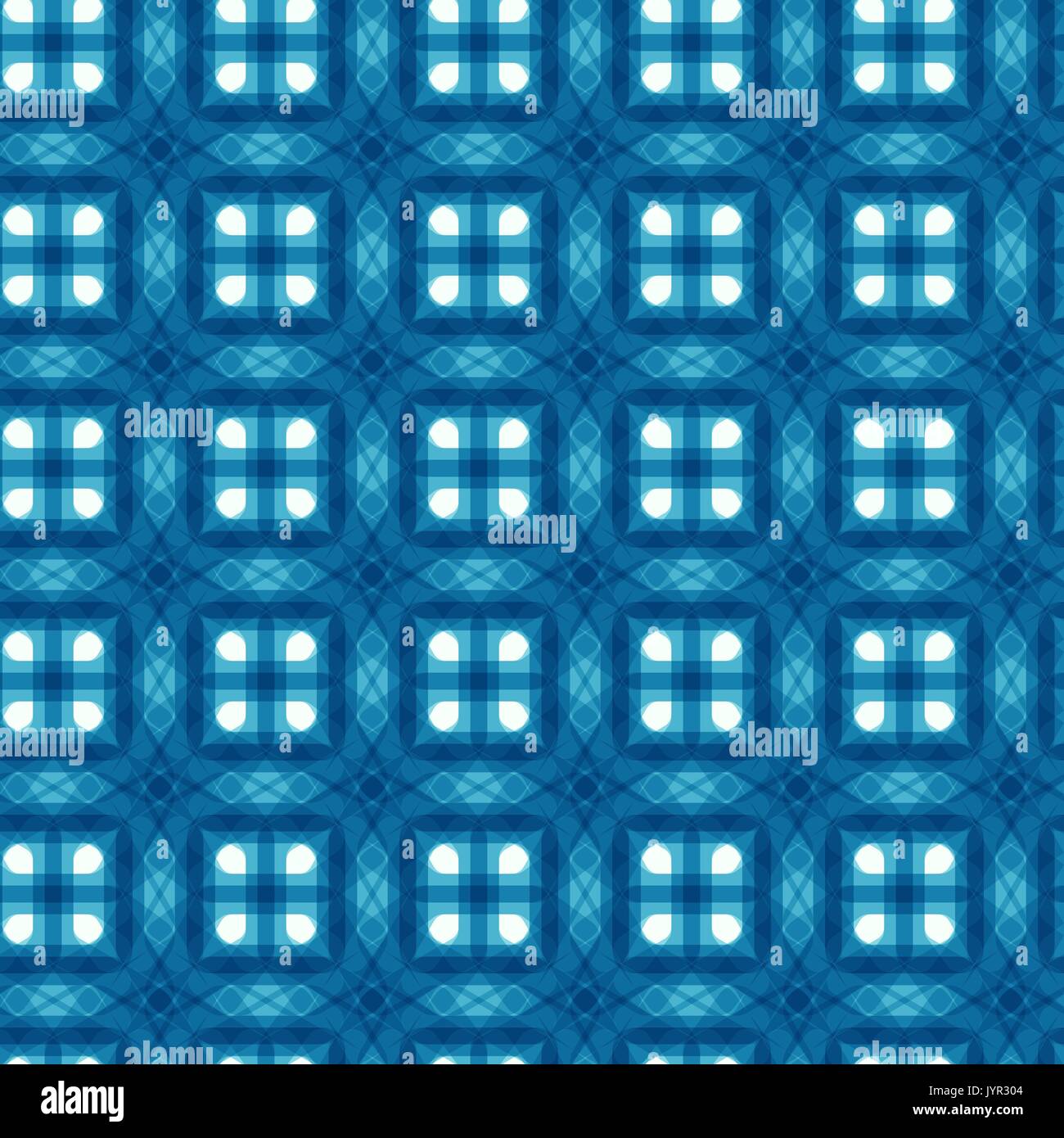 Abstract Background. Elegante blu cinesi di tessitura senza fine. Monocromatico geometrica Seamless Pattern. Illustrazione Vettoriale