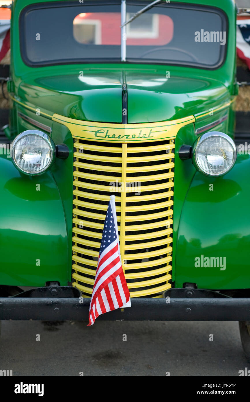Vecchia Chevrolet truckChamplain Valley Fair in Essex Junction, VT Foto Stock