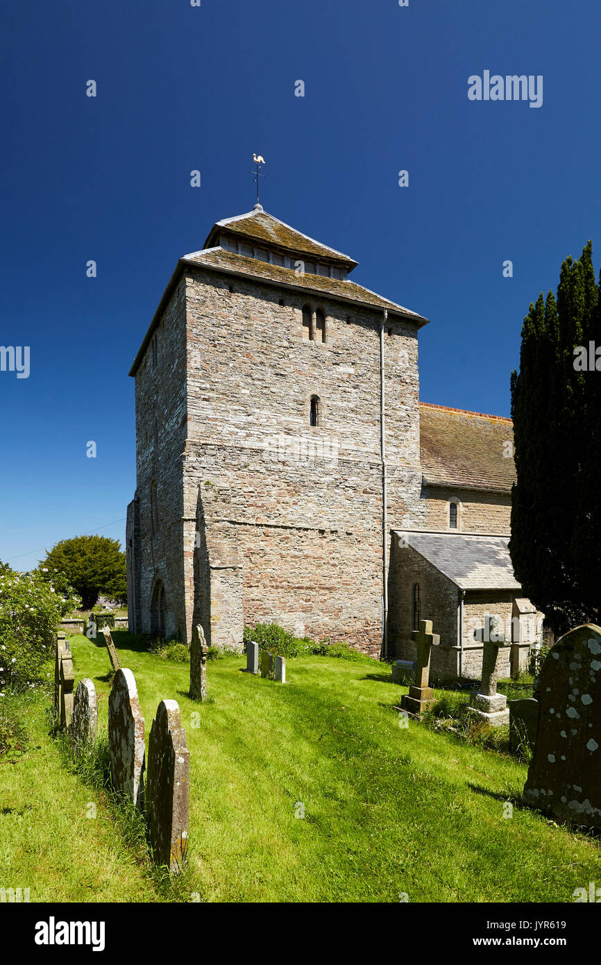 St Georges Chiesa Clun Shropshire West Midlands England Regno Unito Foto Stock