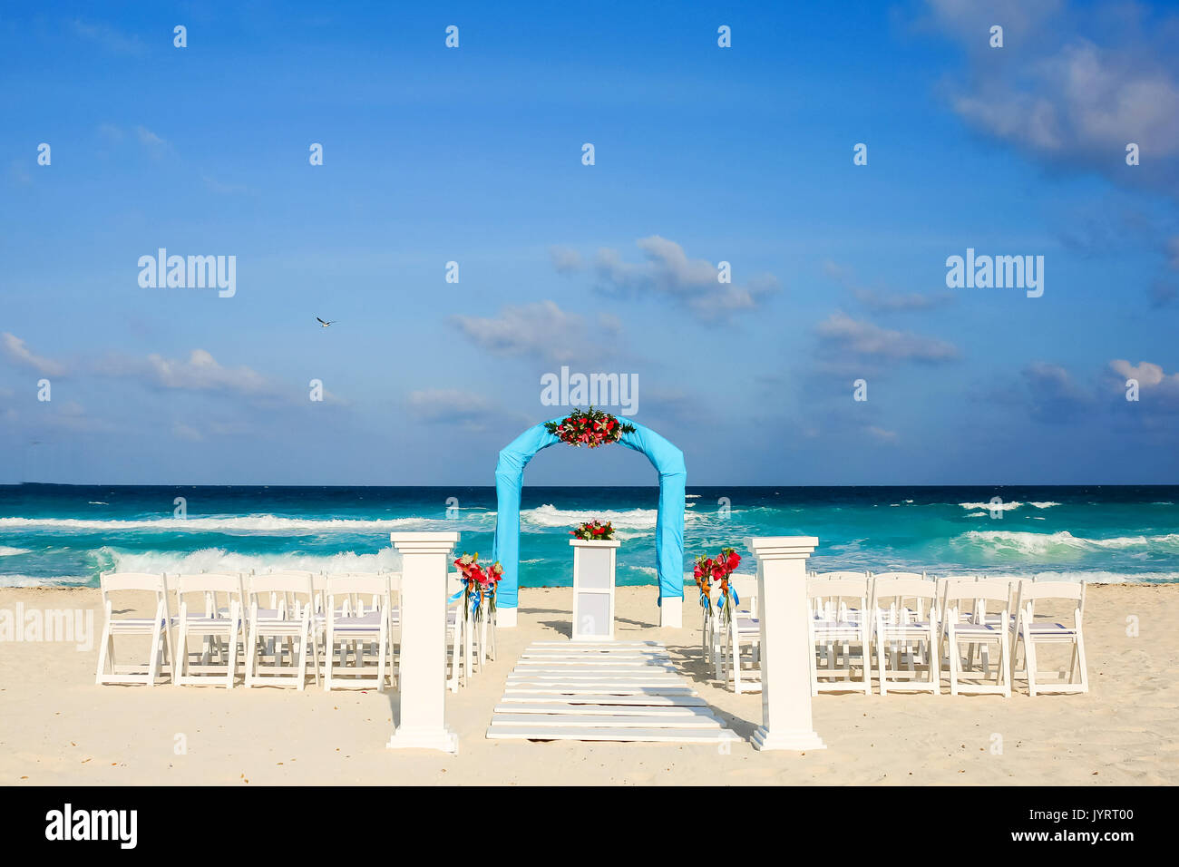 Messico, fotografia,la Riviera Maya, Tulum, Caraibi, Destinazione, matrimoni, sposa, FineArt Studio Fotografico, FineArt Studio, Wedding, cancun, Cuba, B Foto Stock