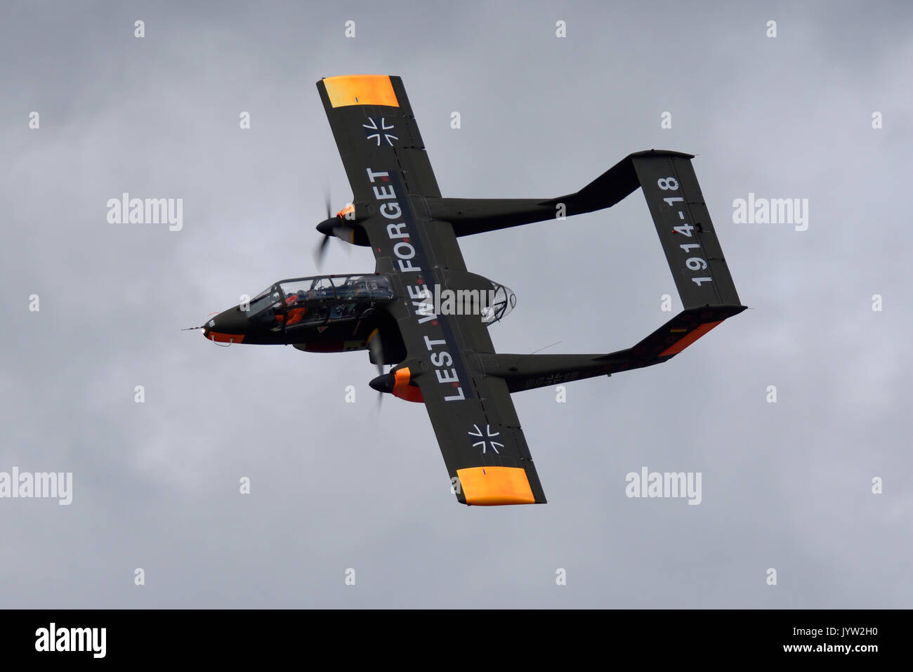 Bronco al Biggin Hill Festival of Flight. Copyspace Foto Stock