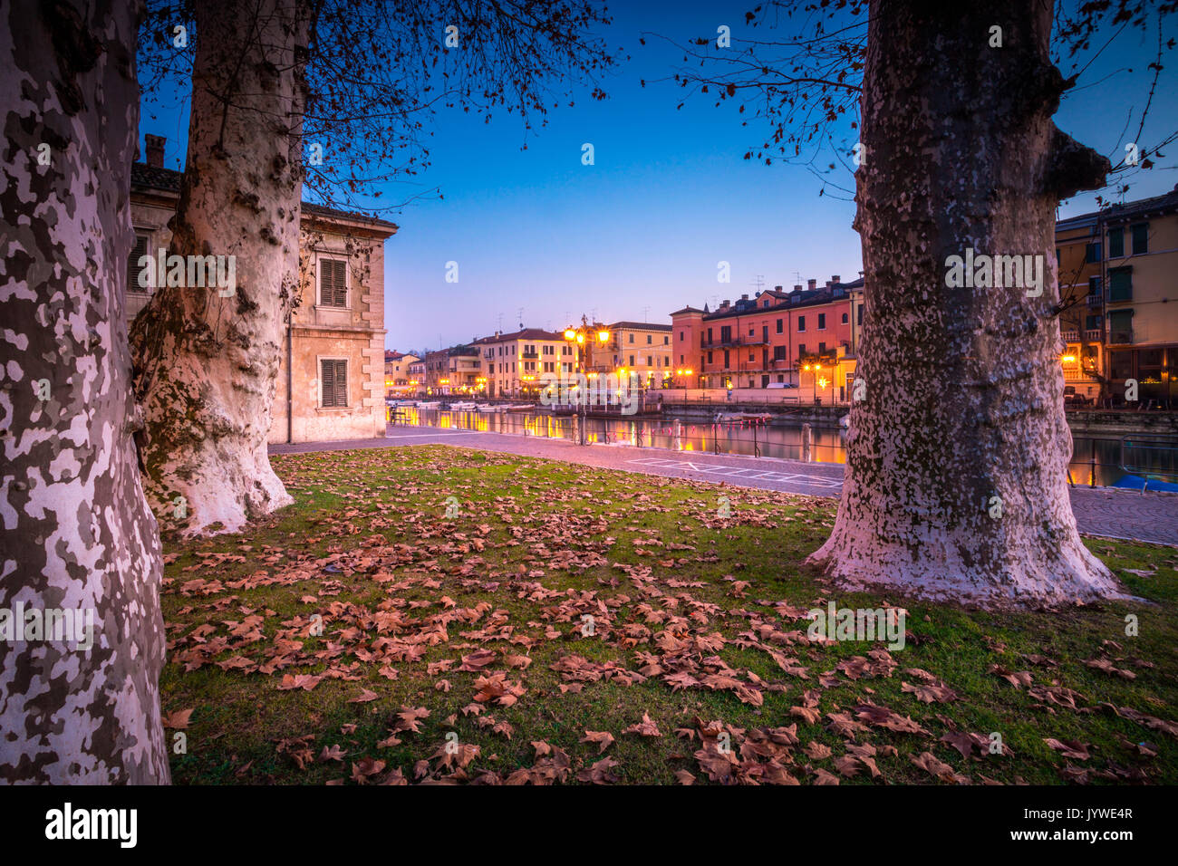 Peschiera sul Garda Lago di Garda, Veneto, Italia Foto Stock