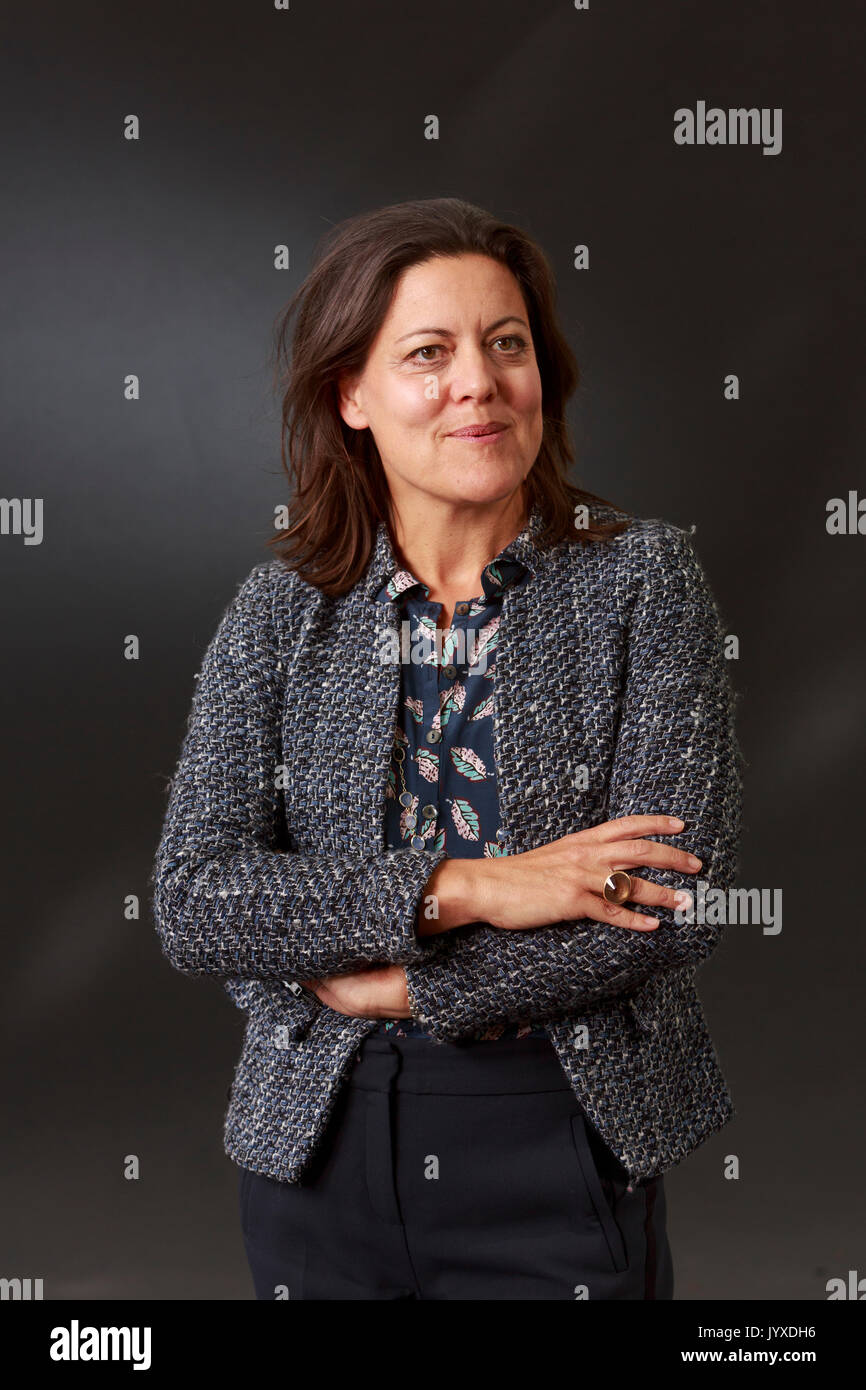 Edimburgo, Scozia, Regno Unito. 20 agosto 2017. Giorno 9 Edinburgh International Book Festival. Nella foto: Anna Pasternak, è un collaboratore di quotidiani nazionali, in particolare il Daily Mail e Sunday Times Style, Anna Pasternak è l'autore di bestseller della principessa nell'amore. Credito: pak@ Mera/Alamy Live News Foto Stock