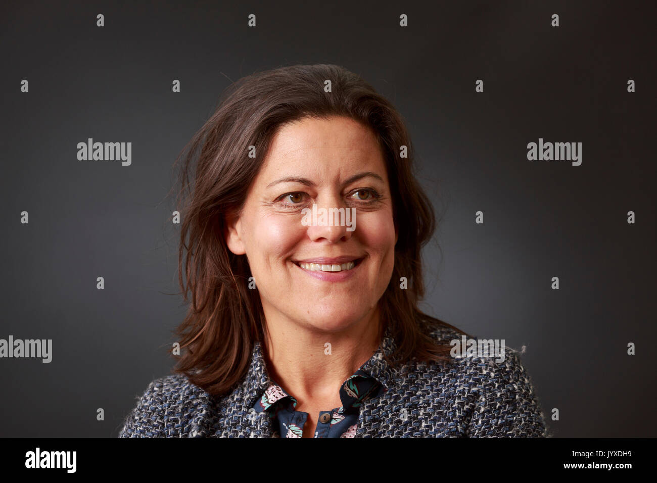 Edimburgo, Scozia, Regno Unito. 20 agosto 2017. Giorno 9 Edinburgh International Book Festival. Nella foto: Anna Pasternak, è un collaboratore di quotidiani nazionali, in particolare il Daily Mail e Sunday Times Style, Anna Pasternak è l'autore di bestseller della principessa nell'amore. Credito: pak@ Mera/Alamy Live News Foto Stock