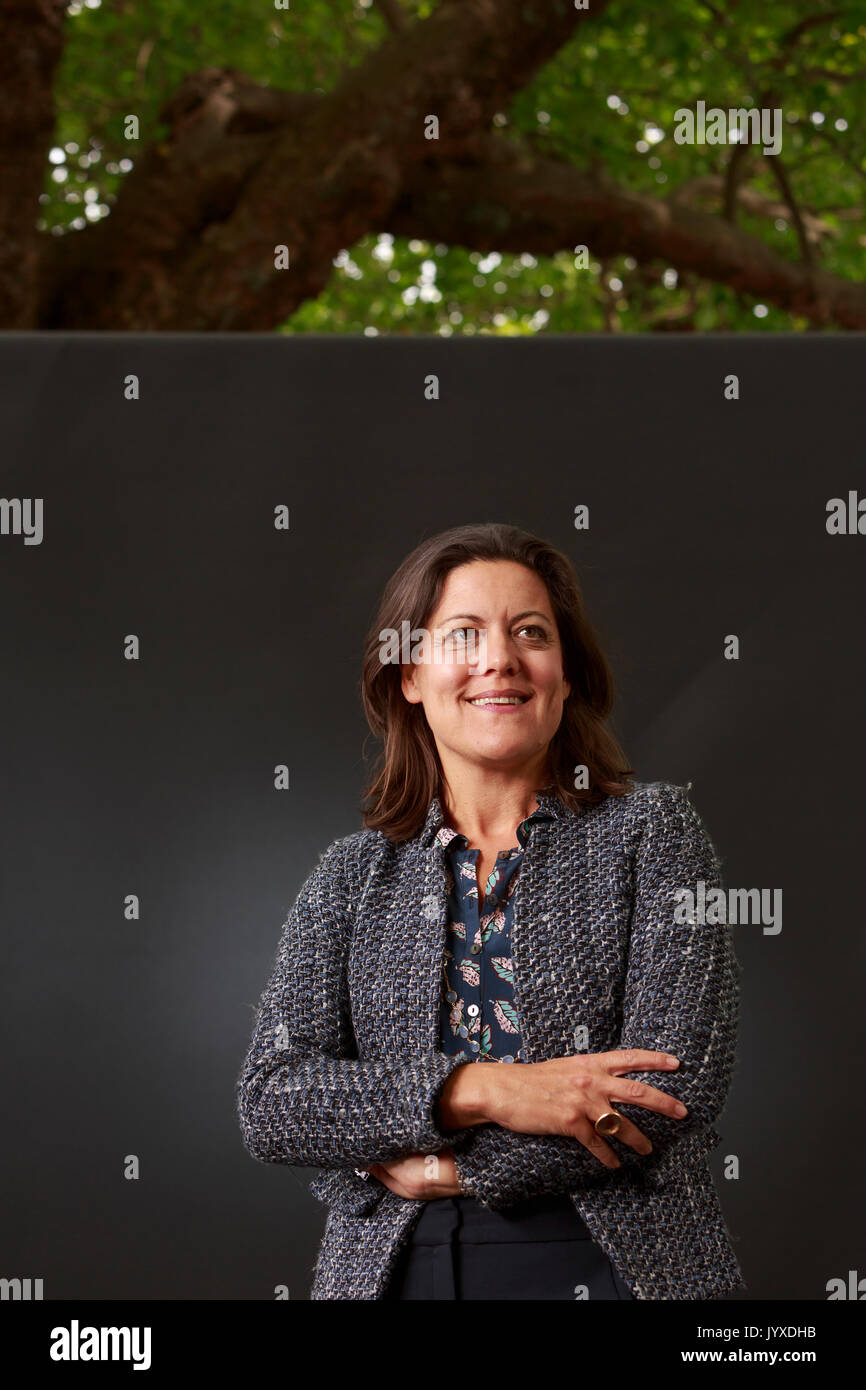 Edimburgo, Scozia, Regno Unito. 20 agosto 2017. Giorno 9 Edinburgh International Book Festival. Nella foto: Anna Pasternak, è un collaboratore di quotidiani nazionali, in particolare il Daily Mail e Sunday Times Style, Anna Pasternak è l'autore di bestseller della principessa nell'amore. Credito: pak@ Mera/Alamy Live News Foto Stock