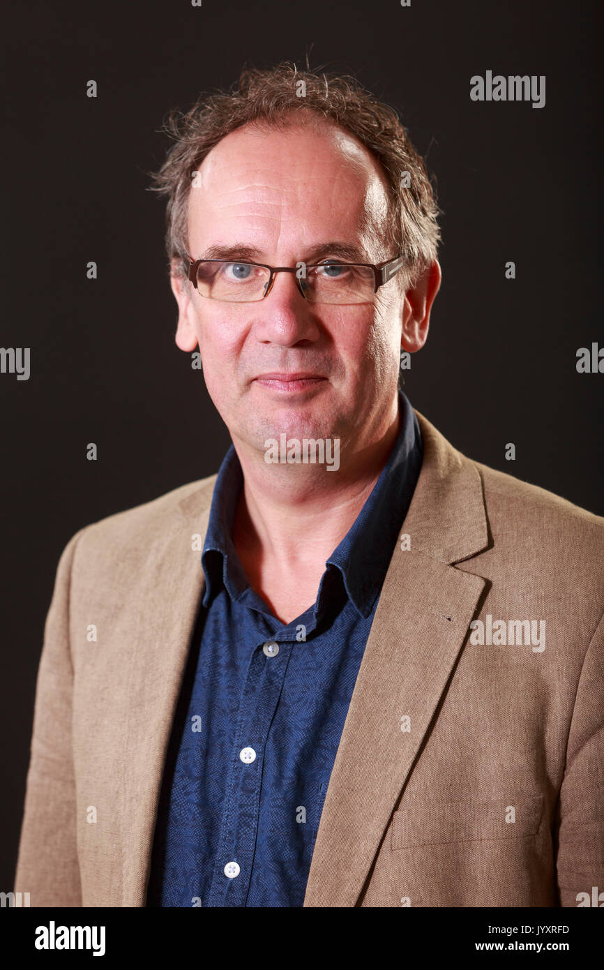 Edimburgo, Scozia, Regno Unito. 21 Ago, 2017. Giorno 10 Edinburgh International Book Festival. Nella foto: Volker Kutscher, tedesco romanziere della criminalità. Pak@ Mera/Alamy Live News. Credito: pak@ Mera/Alamy Live News Foto Stock