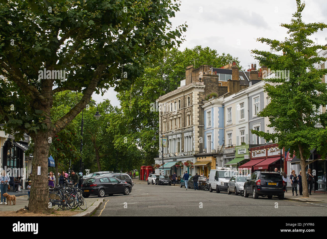 Regent's Park Road, Primrose Hill, London REGNO UNITO Foto Stock