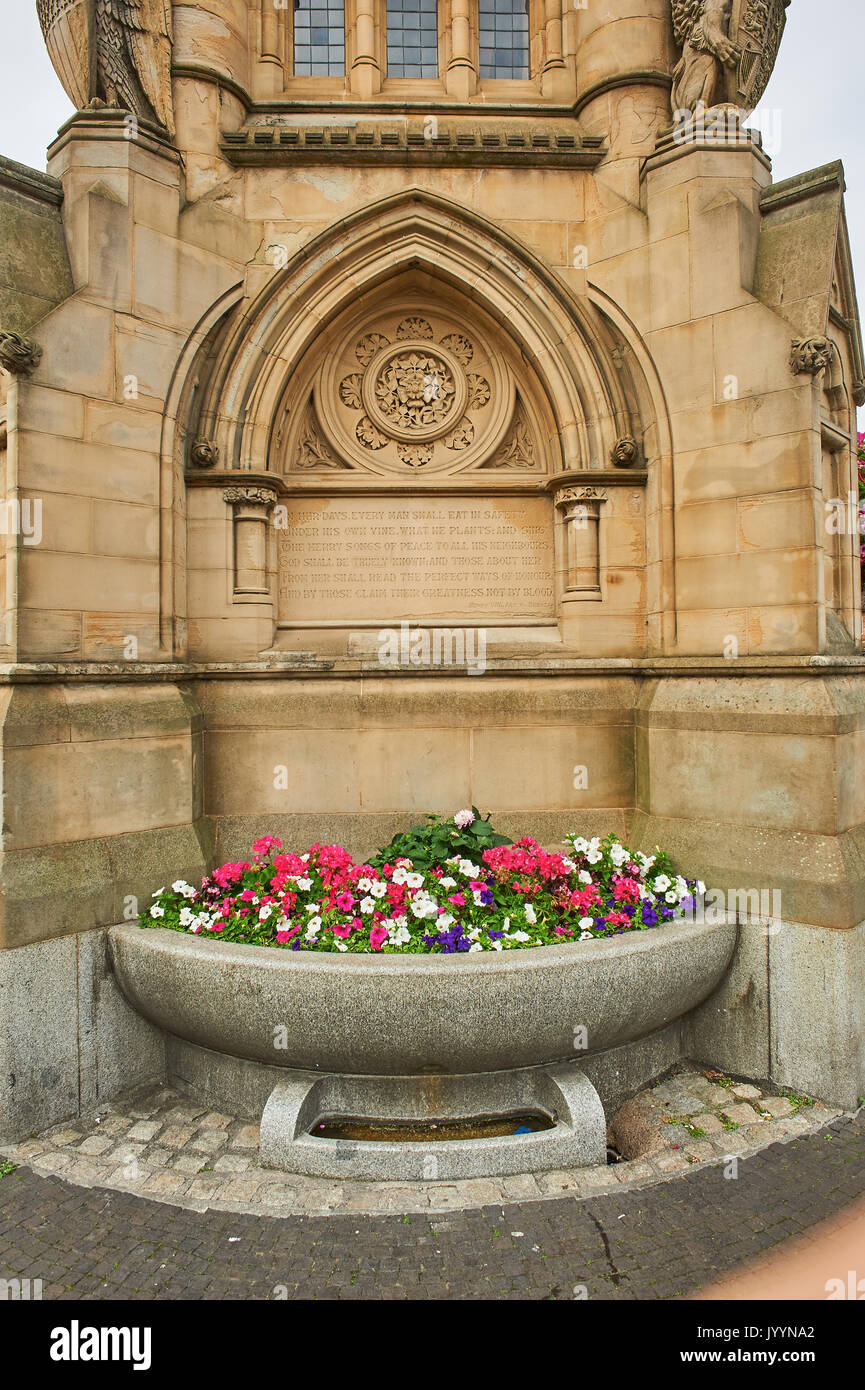 La fontana di americani in Stratford upon Avon Foto Stock