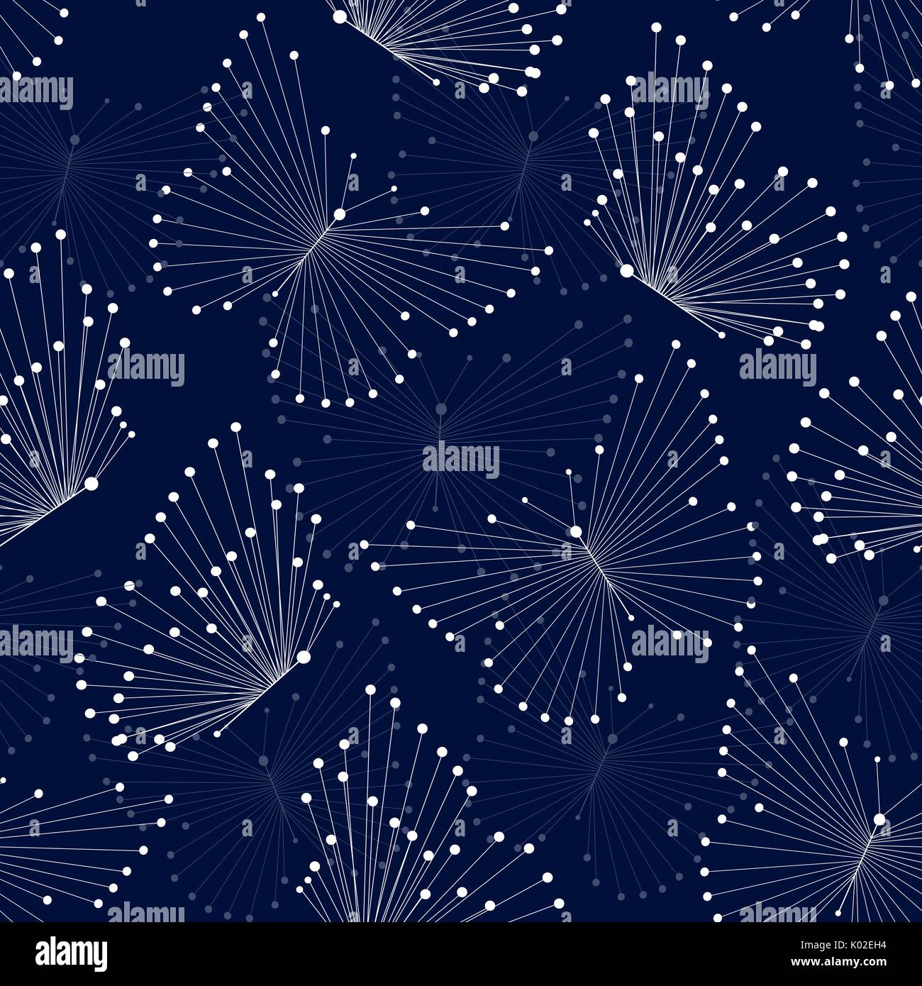 Modello senza soluzione di continuità con le farfalle Illustrazione Vettoriale