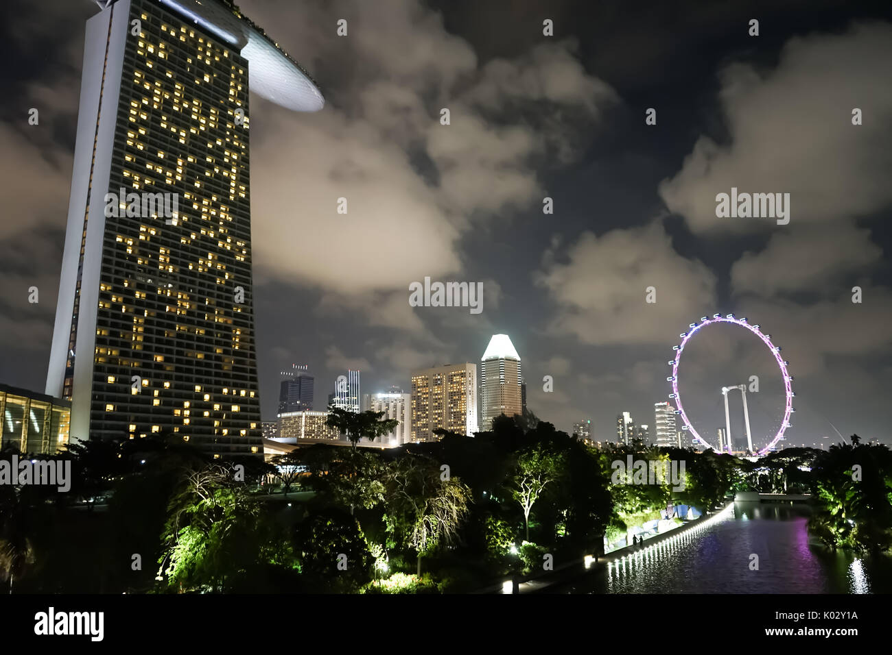 Il Marina Bay Sands Singapore Foto Stock