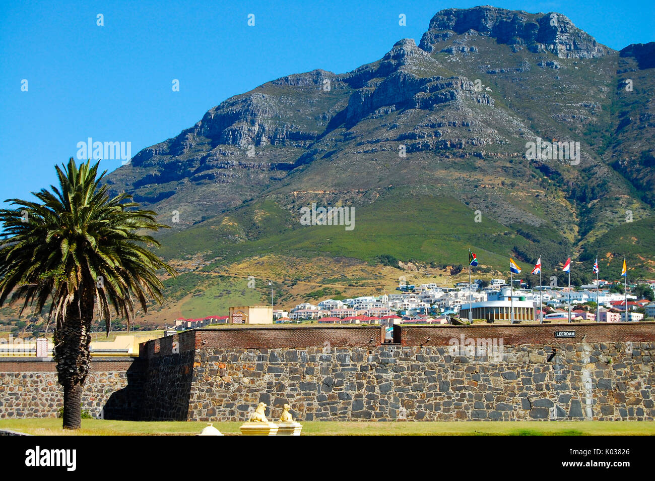 Castello di Buona Speranza pareti esterne - Cape Town - Sud Africa Foto Stock