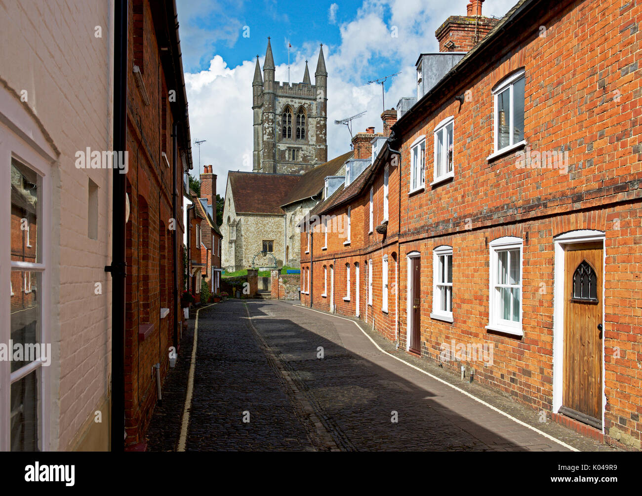 Sant'Andrea Chiesa, Farnham, Surrey, Inghilterra, Regno Unito Foto Stock