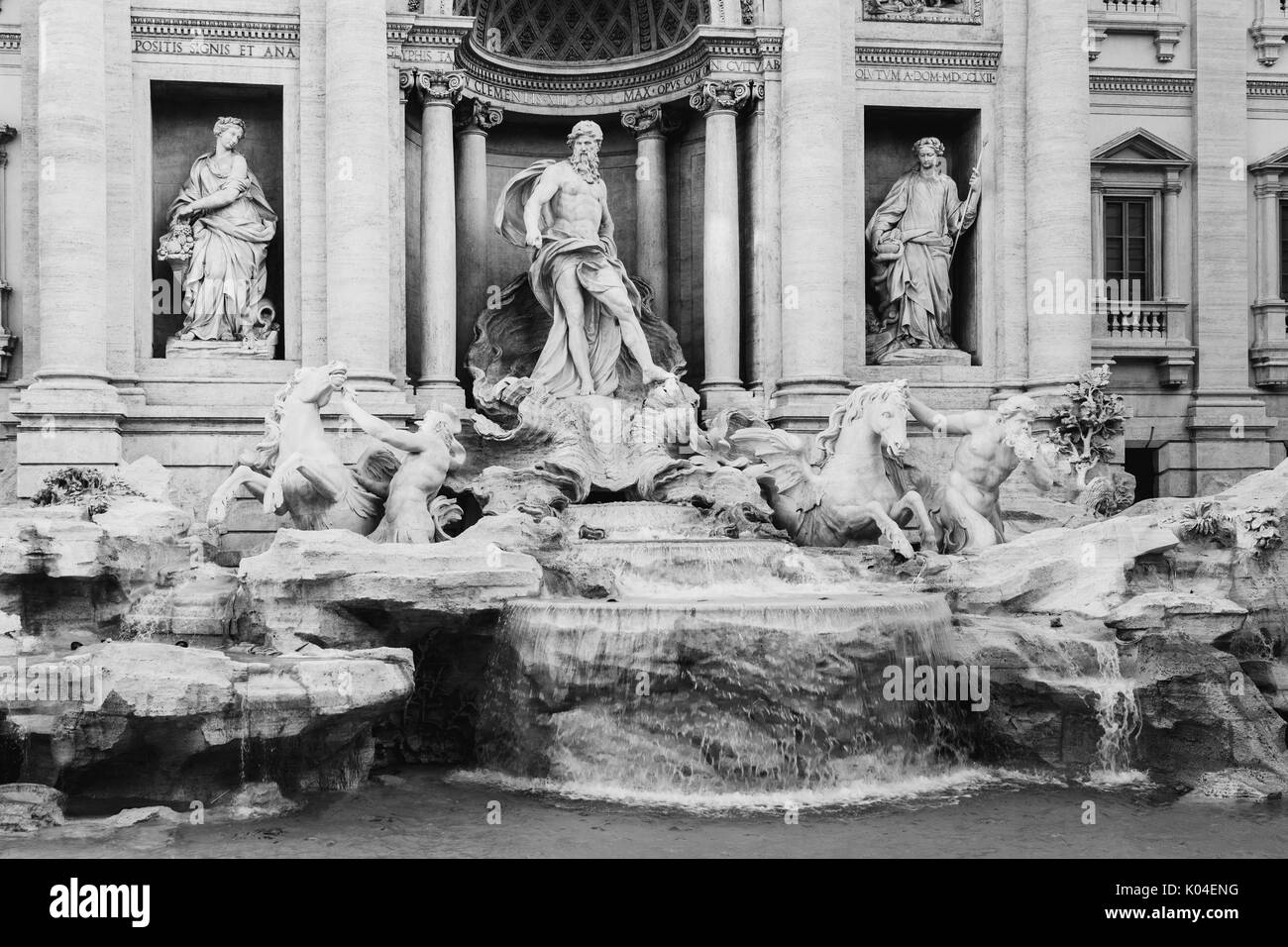 Fontana di Trevi (Fontana di Trevi a Roma. Italia Foto Stock
