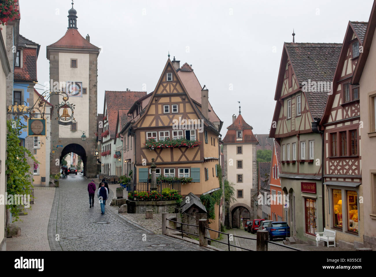 Rothenburg ob der Tauber Foto Stock