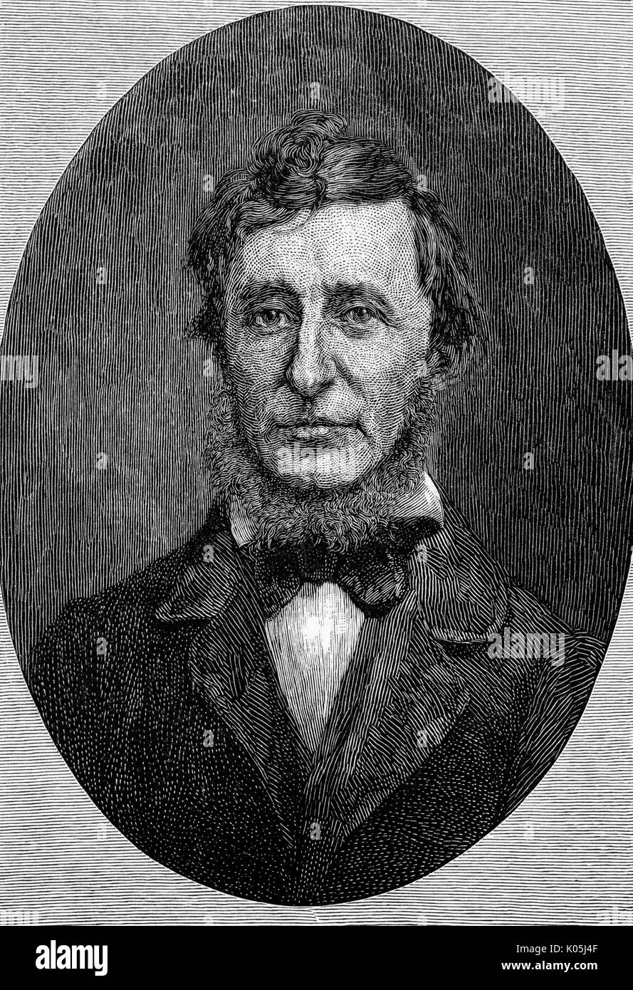 Henry David Thoreau Foto Stock
