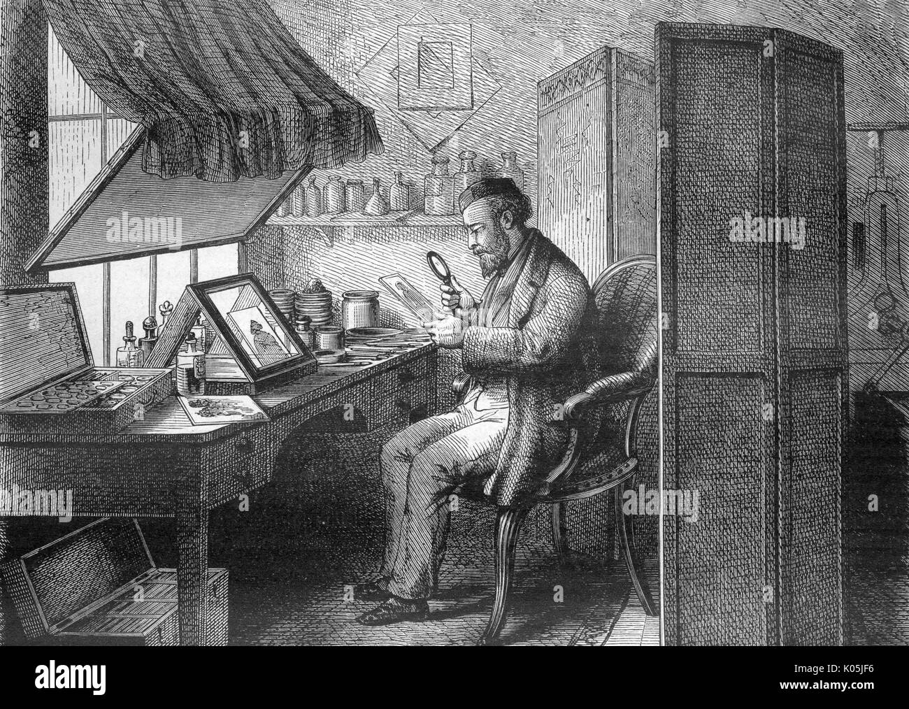 WORKSHOP FOTOGRAFICO 1891 Foto Stock