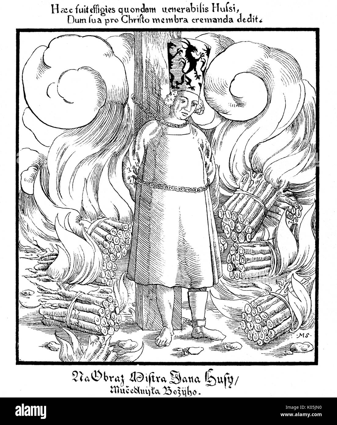 JAN HUS ESEGUITO/1415 Foto Stock