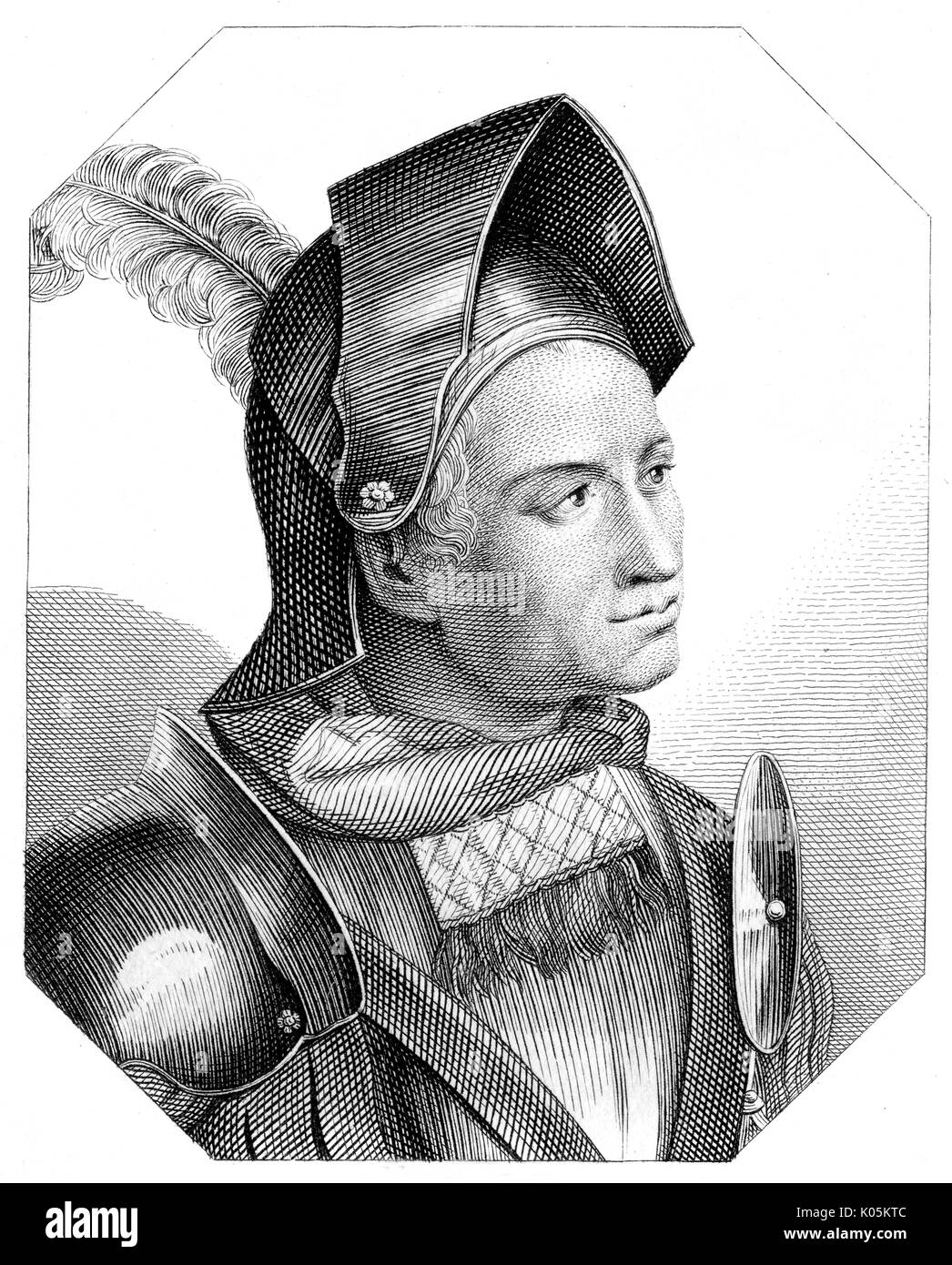 Franz von Sickingen (1481 - 1523) - nobile tedesco e soldato, sostenitore della riforma data: Foto Stock