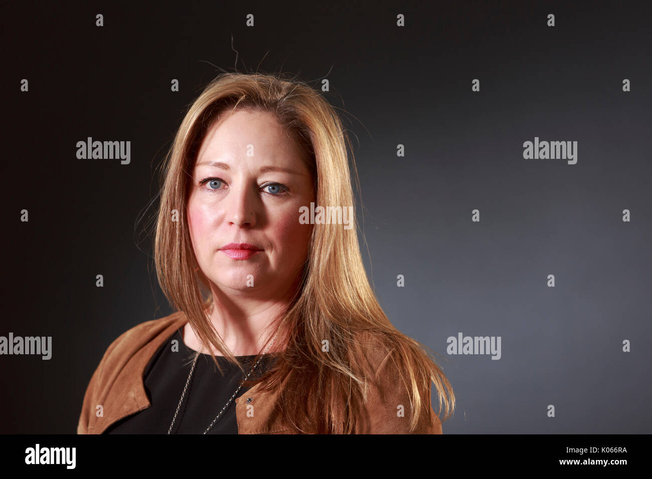 Edimburgo, Scozia 21 agosto. Giorno 10 Edinburgh International Book Festival. Nella foto: Scarlett Thomas, autore inglese. Ha scritto 9 romanzi, compresa la fine del sig. Y e PopCo, e insegna creative writing presso l Università di Kent. Credito: pak@ Mera/Alamy Live News Foto Stock