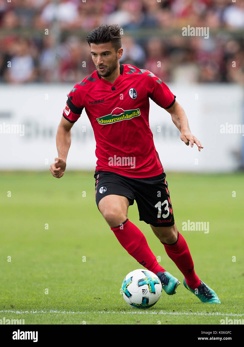 Marco terrazzino (FR) Aktion, Fussball 1. Bundesliga, 1. Spieltag, SC Friburgo (FR) - Eintracht Francoforte (F) 0:0, am 20.08.2017 in Freiburg/ Deutschland. | Verwendung weltweit Foto Stock